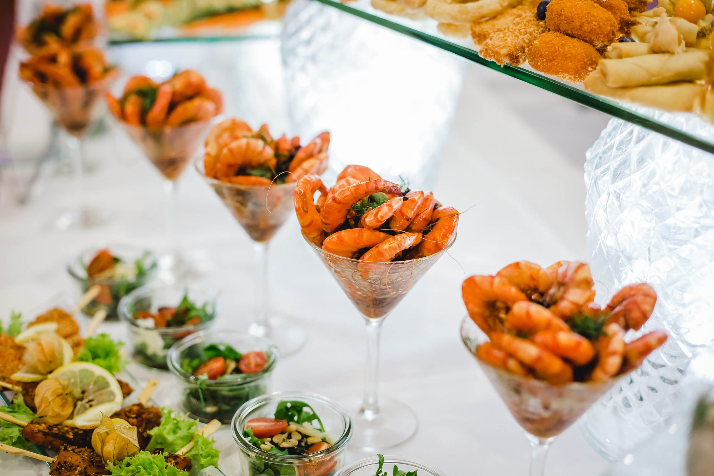 Catering food wedding buffet